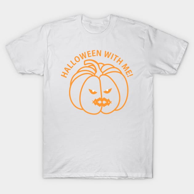 Halloween pumpkin smiley T-Shirt by Toozidi T Shirts